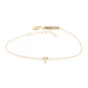 14k Itty Bitty Palm Tree Bracelet