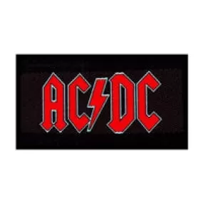 ACDC Red Logo Sew on Patch