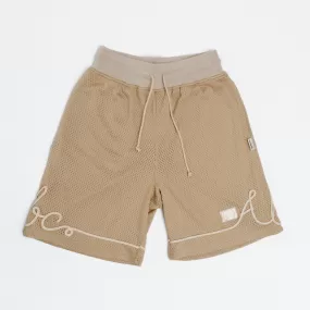 Advisory Board Crystals Sautache Basketball Short - Ecru