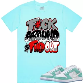 April Dunks Shirt to Match - RED F#CK