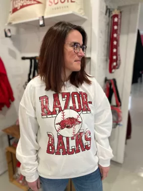 AR Razorback Baseball Sweatshirt