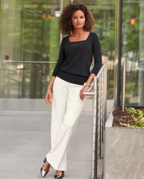 Beyond Travel Palazzo Pant Ivory Coast