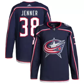 Boone Jenner Columbus Blue Jackets adidas Home Primegreen Authentic Pro Jersey - Navy