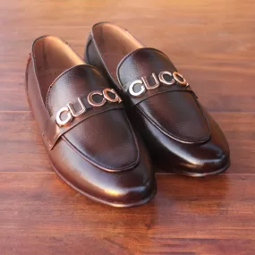 Brown Moccasion Formal Shoes for men