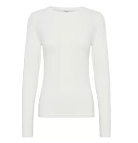 b.young women's long sleeve t-shirt Pamila 20807594 80115 milk white