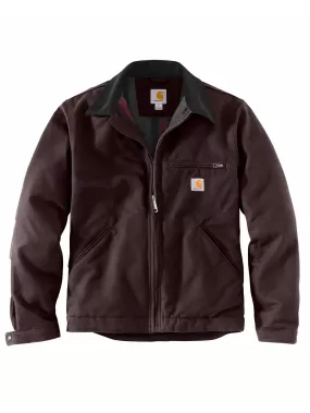 Carhartt Detroit Jacket Blanket Lined Dark Brown