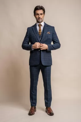 Cody Blue Three Piece Suit