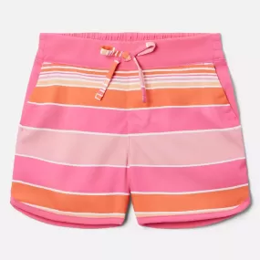 Columbia Wild Geranium Danby Stripe Sandy Shores Toddler Board Shorts