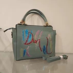 Green Casual Handbag