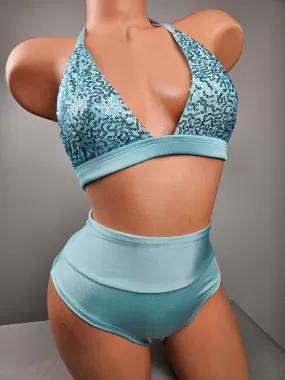 High Waist Scrunch Butt Short Set