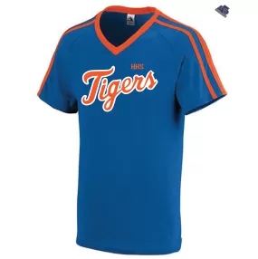 HS - Hemingway Tigers High School V-Neck Stripe Jersey