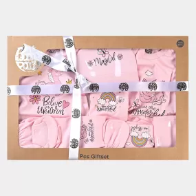 Infant Girls Cotton Poplin 9 Piece Set Magical-mIX