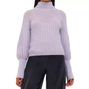 Jonathan Simkhai Rachel Sheer Alpaca Turtleneck Sweater