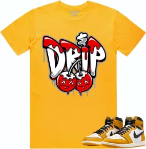 Jordan 1 Yellow Ochre 1s Shirt to Match - RED MONEY DRIP