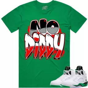 Jordan 5 Lucky Green 5s Shirt to Match - RED NODIDDY