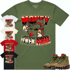 Jordan 9 Beef Broccoli 9s Shirt to Match - OLIVE MOF