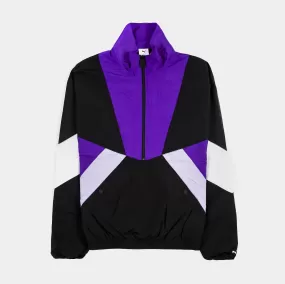 Lauren London Track Womens Jacket (Black/Purple)