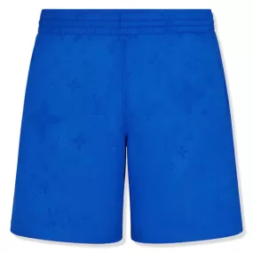 Louis Vuitton Monogram Signature Swim Blue Board Shorts