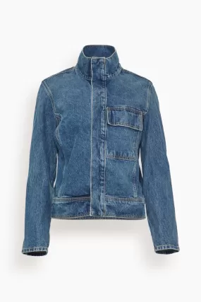 Marilou Denim Jacket in Ocean Wash