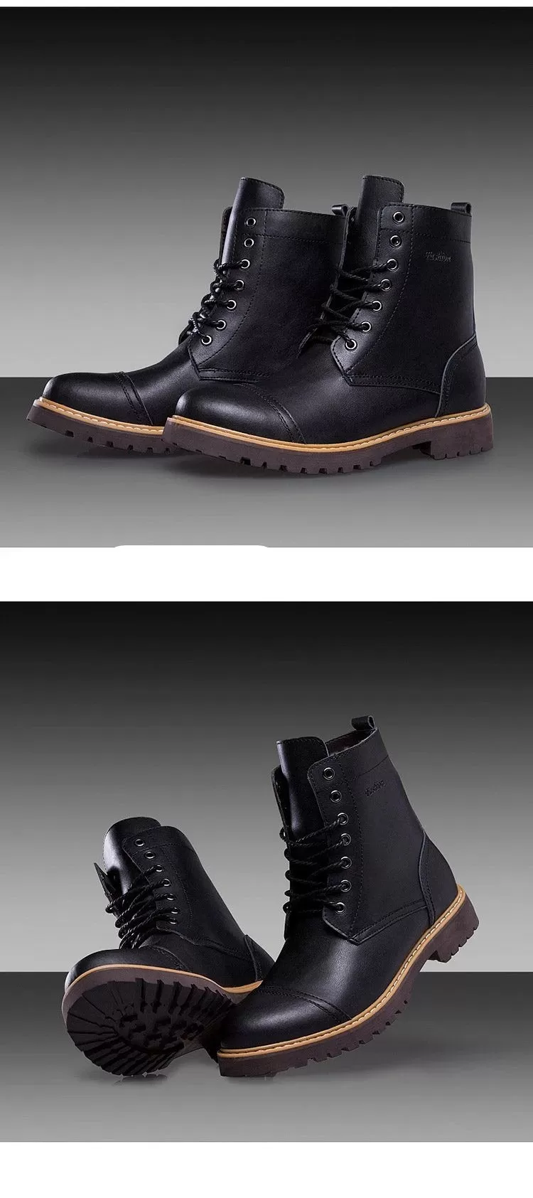 Men Casual Leather Boots