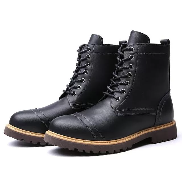 Men Casual Leather Boots