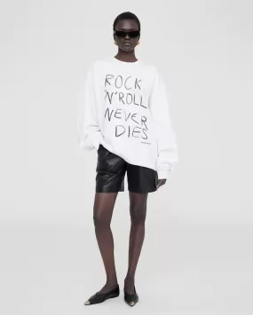 MILES SWEATSHIRT ROCK N ROLL / IVORY