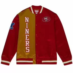 Mitchell & Ness NFL SF 49ers Team OG 2.0 Lightweight Jacket (Scarlet)