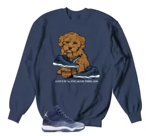 Retro 11 Midnight Navy Sweater - Got Em - Navy