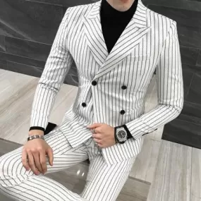 Richardson Three Piece Striped Suit