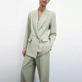 Stay Calm Women Pantsuit