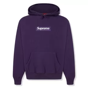 Supreme Box Logo Dark Purple Hoodie (FW23)