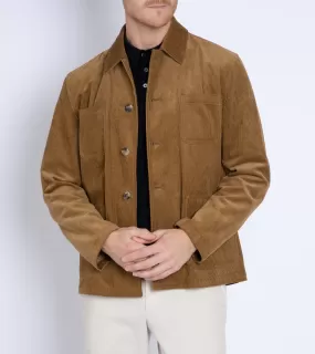 Trunk Aldford Corduroy Chore Jacket: Tan