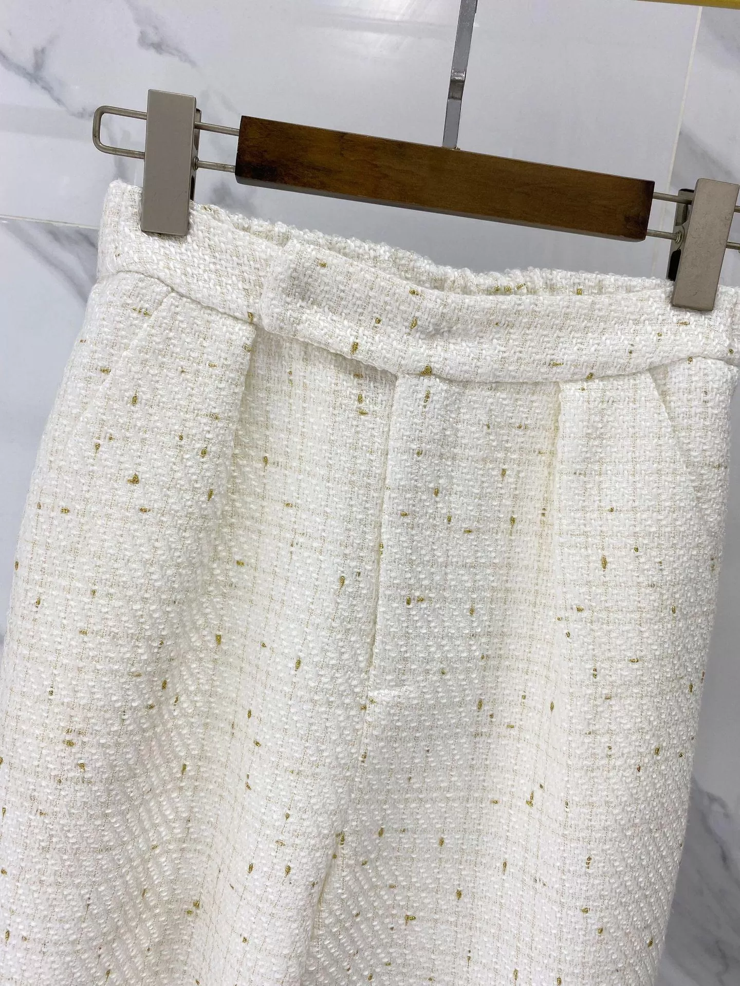 White Tweed Skirt Suit